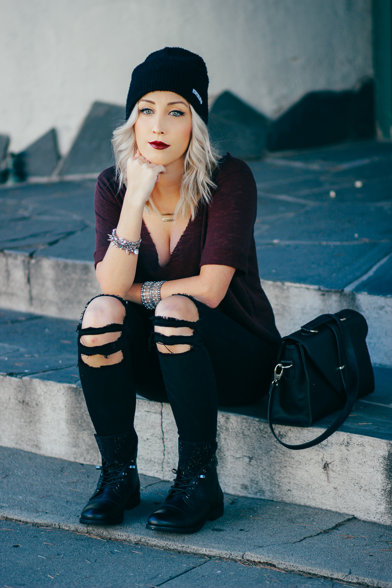 Street Walker Blondie in the City