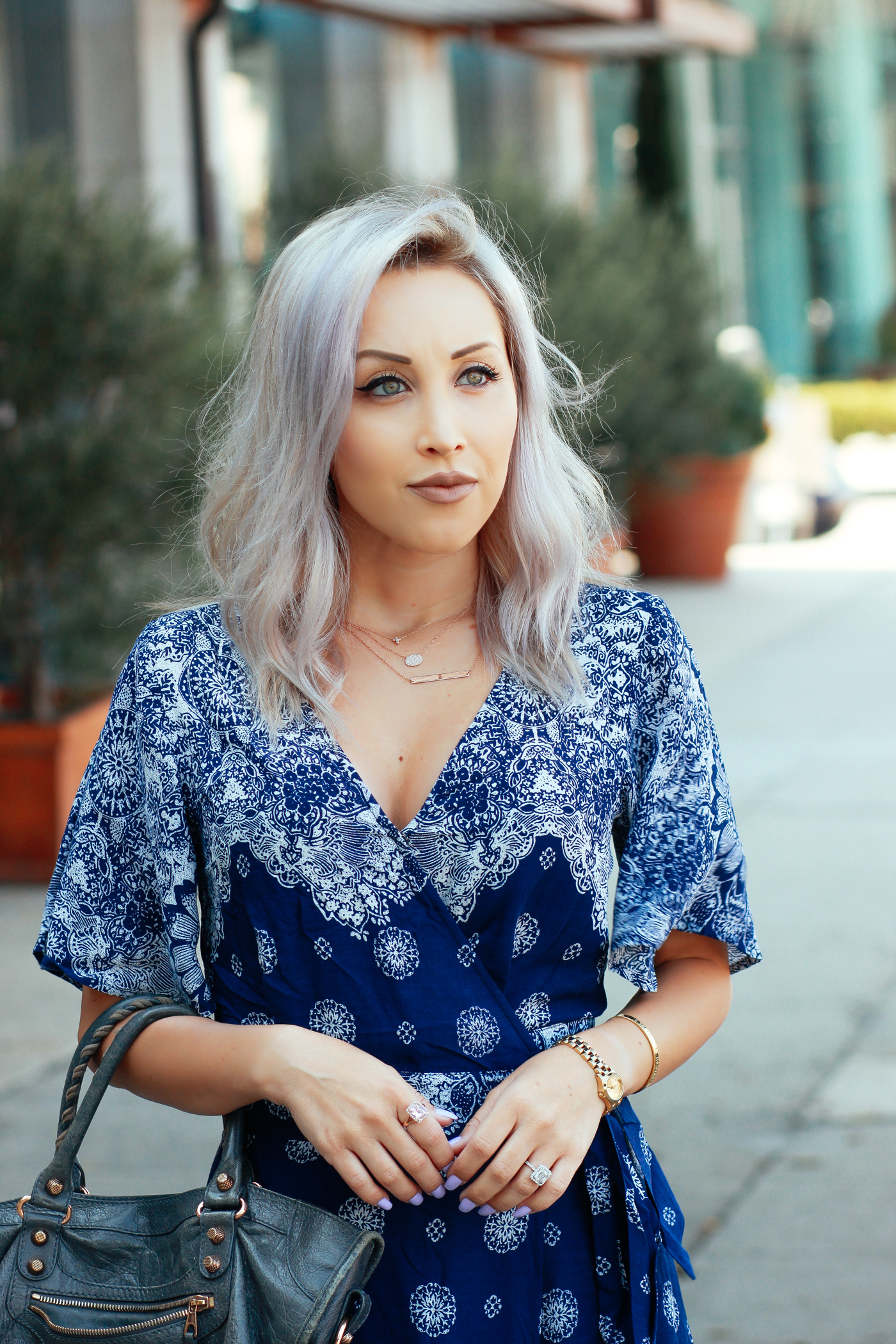 The Prettiest Wrap Dress You Ever Did See - Blondie in the City