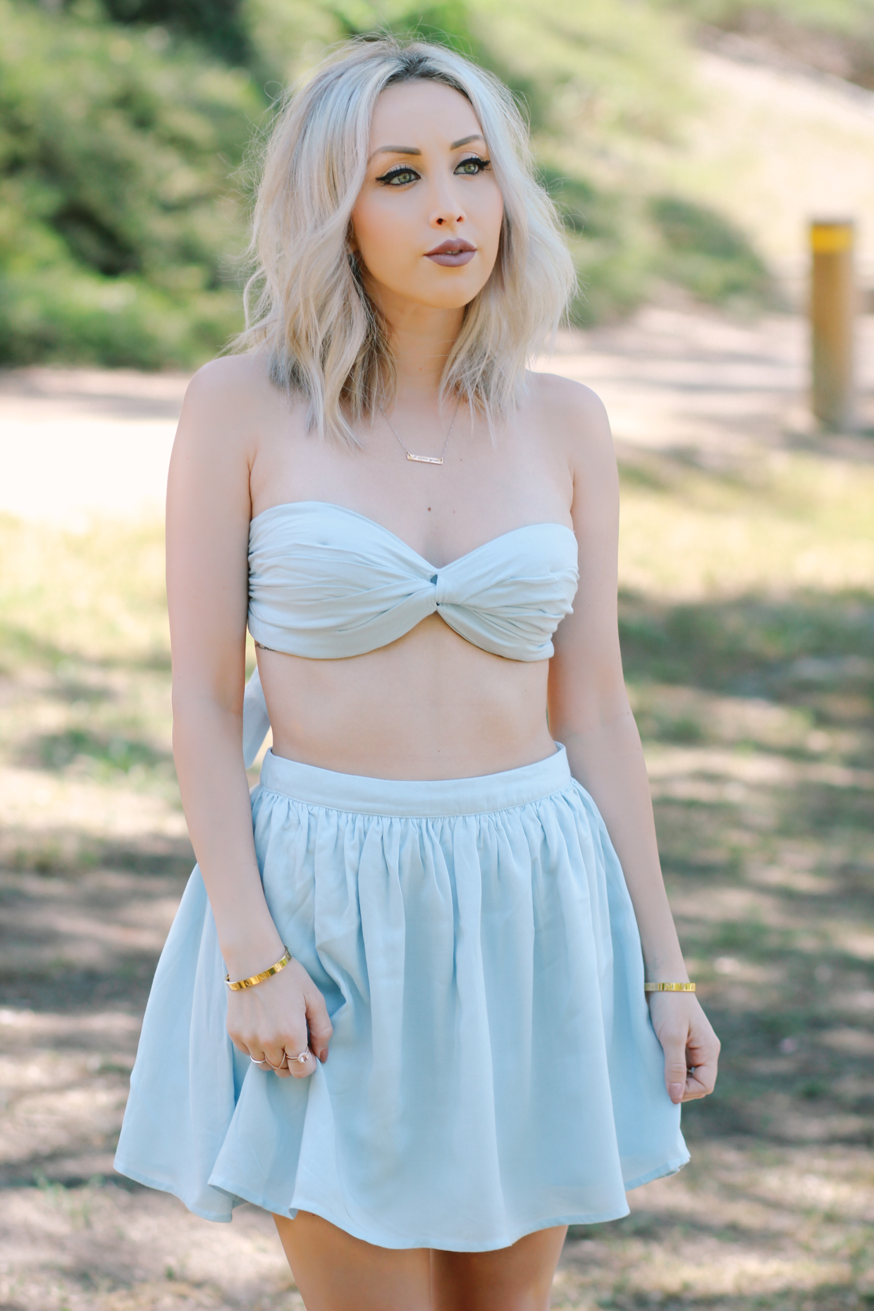 baby blue festival outfit